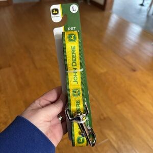 Pets First John Deere Dog & Cat Pet Leash Size Large 6’ Long Green Yellow New